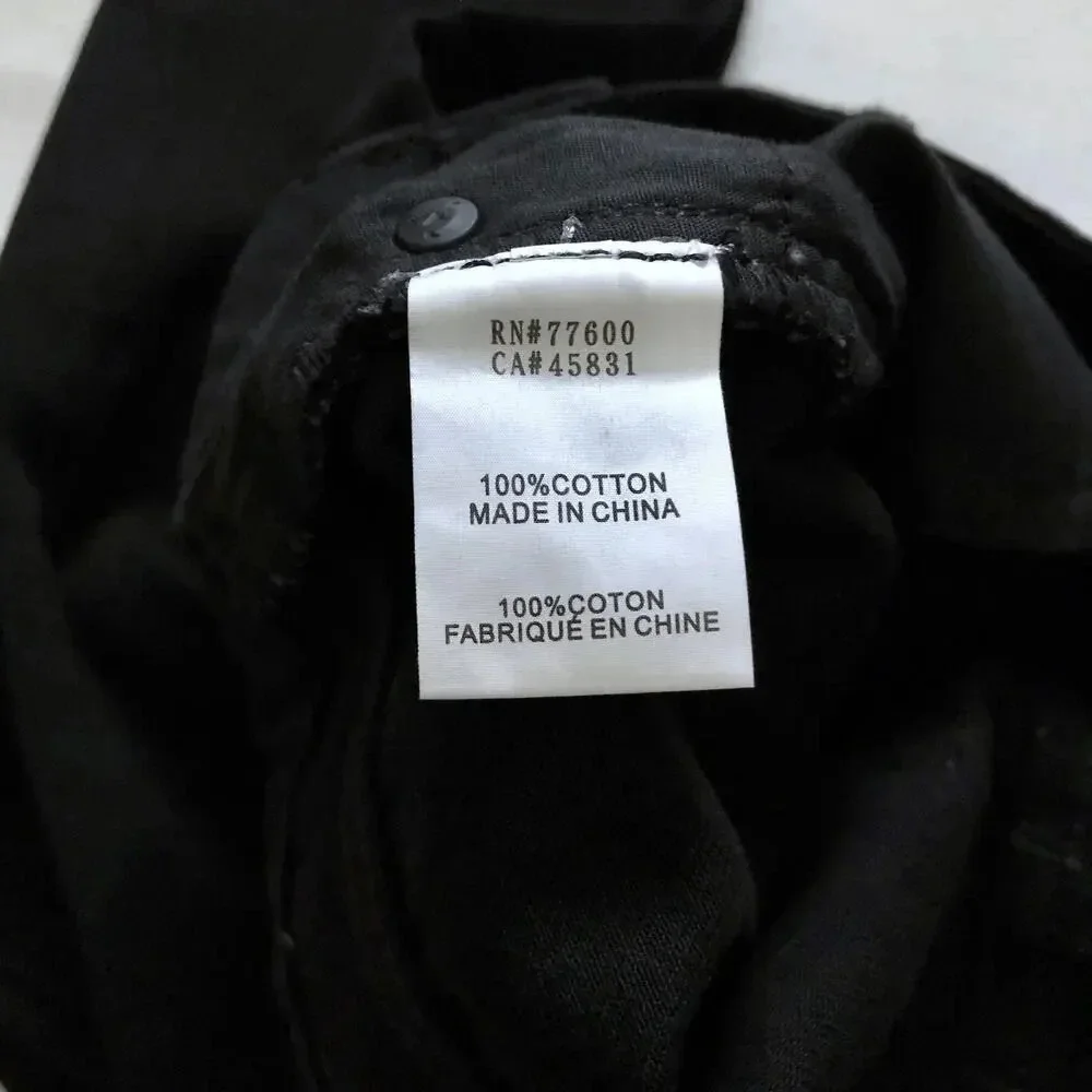 Free People Sandrine Rose NWT Black Mid Rise Ankle Jeans Women 25